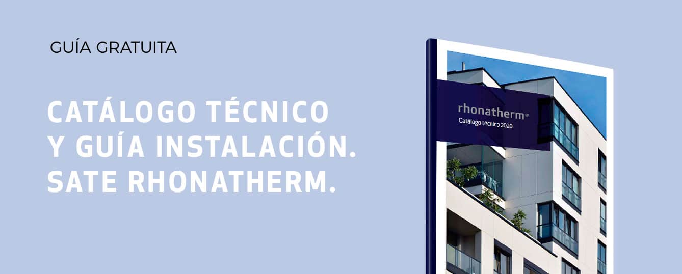 Descarga el catálogo técnico y la guía de instalación SATE rhonatherm