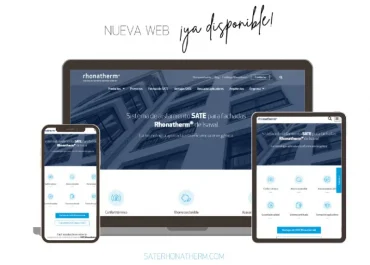 Rhonatherm® estrena nueva web con más información y recursos de interés para técnicos y arquitectos